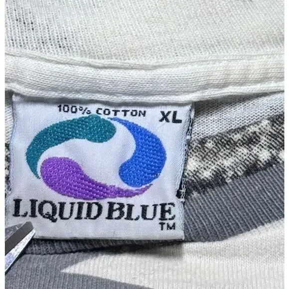 VTG Grateful Dead ‘93 West Coast Tour Shirt Size XL Single Stitch USA LiquidBlue
